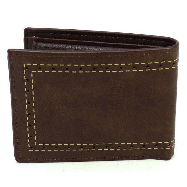 Jeetz Bi-fold Men’s Wallet Faux leather (PU leather) Bi-fold Compact & spacious Card pockets L 4.5 * H 3.5 * W 0.5 Color may vary due to lighting on image.