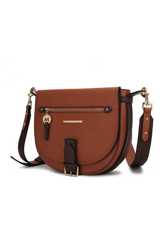 COLOR BLOCK SHOULDER BAG