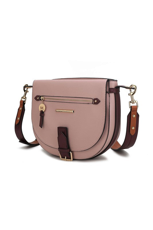 COLOR BLOCK SHOULDER BAG