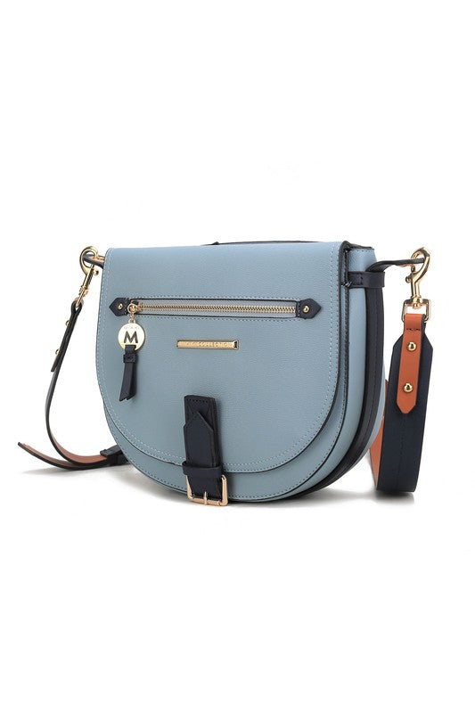 COLOR BLOCK SHOULDER BAG