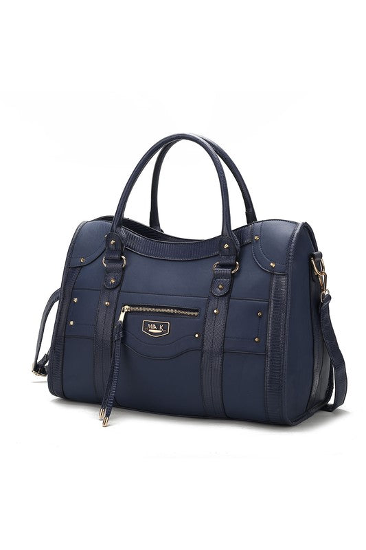 PATRICIA VEGAN LEATHER DUFFLE BAG