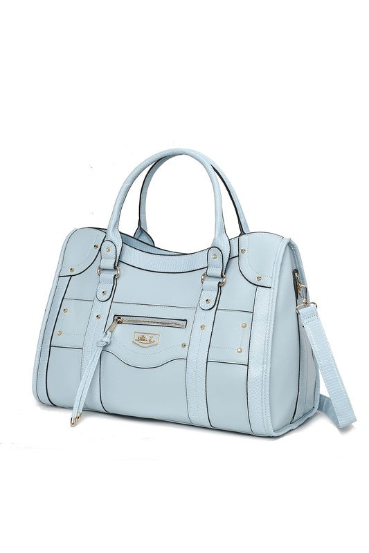 PATRICIA VEGAN LEATHER DUFFLE BAG
