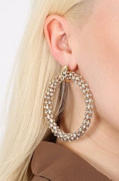 DANCING DOLL HOOP EARRINGS