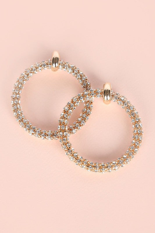 DANCING DOLL HOOP EARRINGS