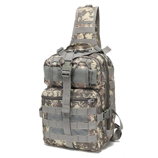 Unleash your inner adventurer with our versatile and long-lasting tactical range bag. Designed with a convenient sling shoulder strap, it effortlessly carries all your essentials and more. Crafted from durable fabric for unrivaled performance, while the mesh backing provides breathability in any climate.