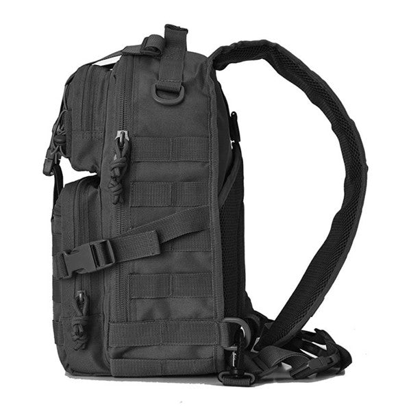 Unleash your inner adventurer with our versatile and long-lasting tactical range bag. Designed with a convenient sling shoulder strap, it effortlessly carries all your essentials and more. Crafted from durable fabric for unrivaled performance, while the mesh backing provides breathability in any climate.