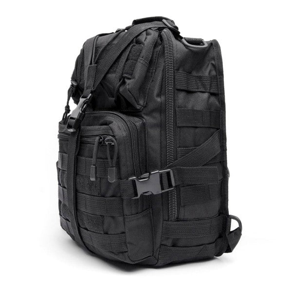 Unleash your inner adventurer with our versatile and long-lasting tactical range bag. Designed with a convenient sling shoulder strap, it effortlessly carries all your essentials and more. Crafted from durable fabric for unrivaled performance, while the mesh backing provides breathability in any climate.