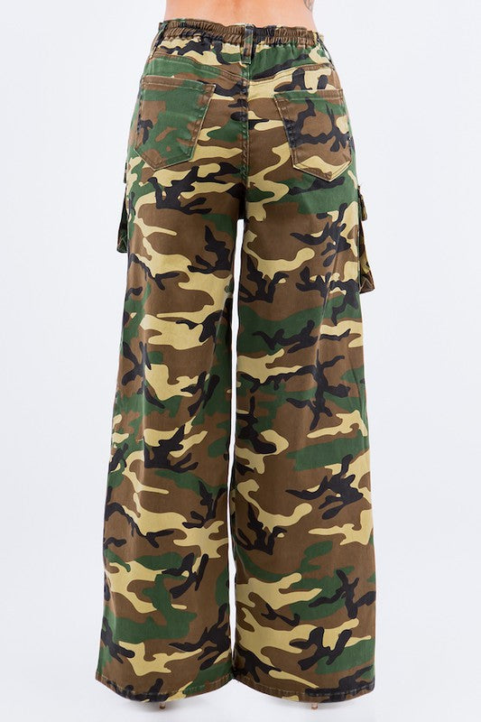 CAMO UTILITY CARGO PANTS