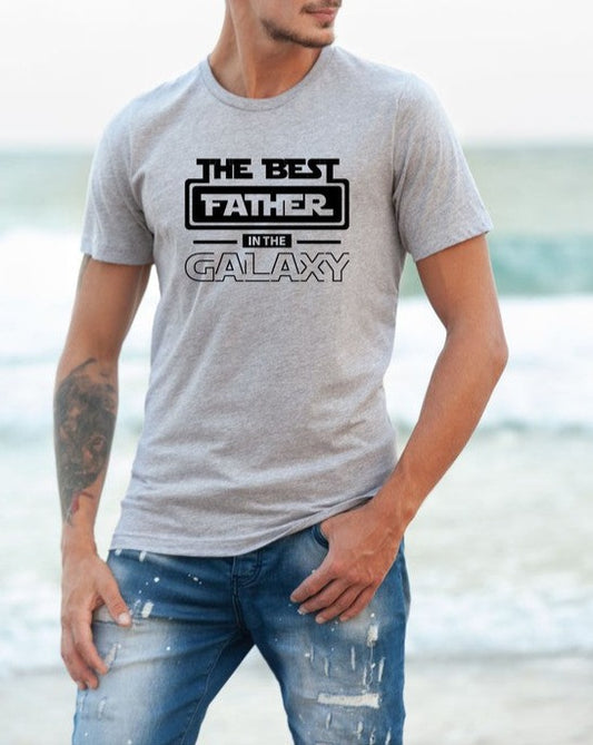 Crafted from 100% ringspun cotton, this unisex tee boasts a stylish graphic of the best father in the galaxy. Made with ring spun cotton, it provides a comfortable and breathable fit for everyday wear.