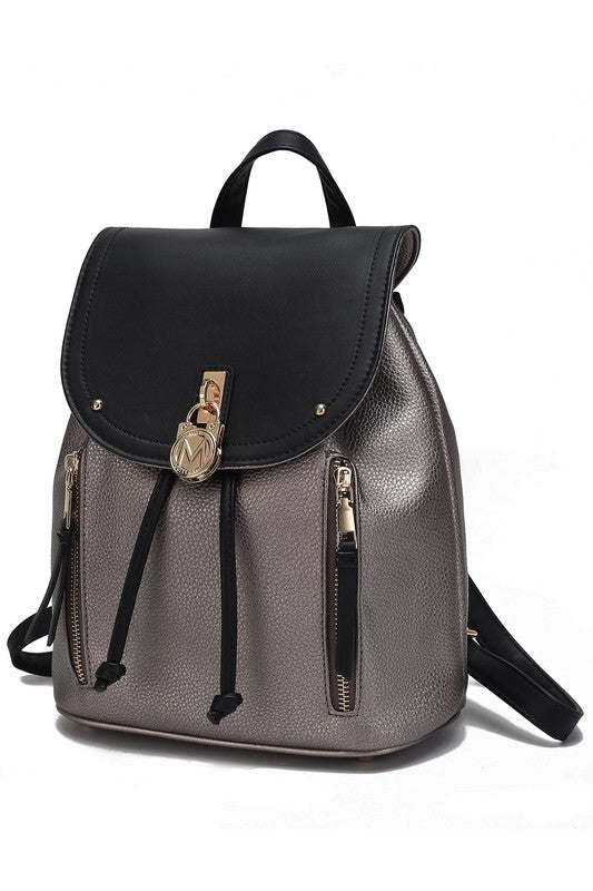 MKF COLLECTION XANDRIA VEGAN LEATHER BACKPACK