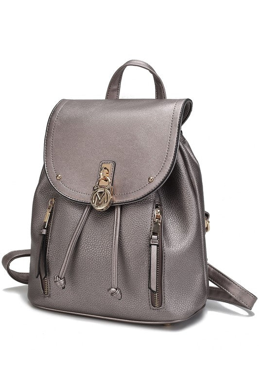 MKF COLLECTION XANDRIA VEGAN LEATHER BACKPACK