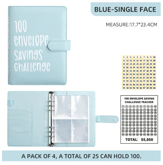 100 ENVELOPE SAVINGS CHALLENGE BINDER