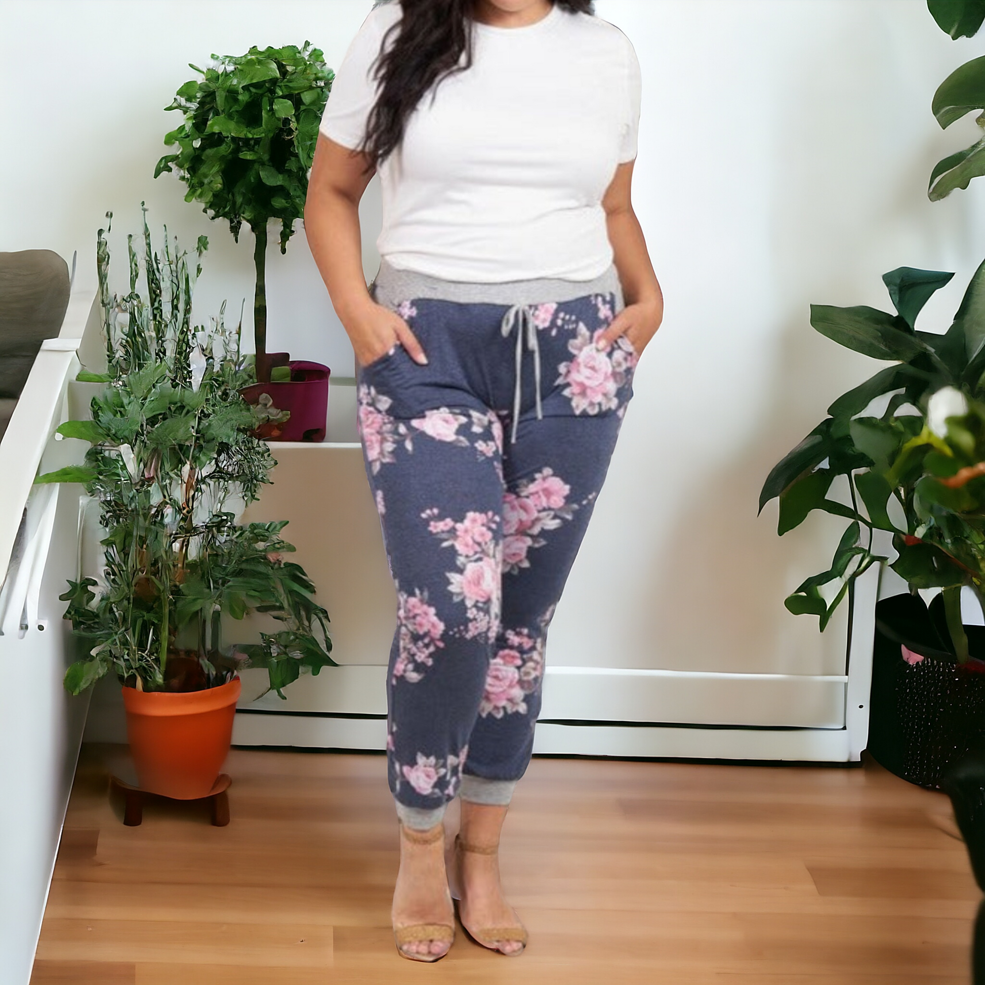 Elevate your style with our Floral Drawstring Jogger! Featuring a beautiful floral pattern, comfortable fit, and drawstring waist, you'll feel effortlessly chic all day. A must-have for any fashion-forward individual!