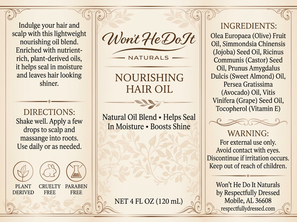 Won't He Do It Naturals Hair Oil