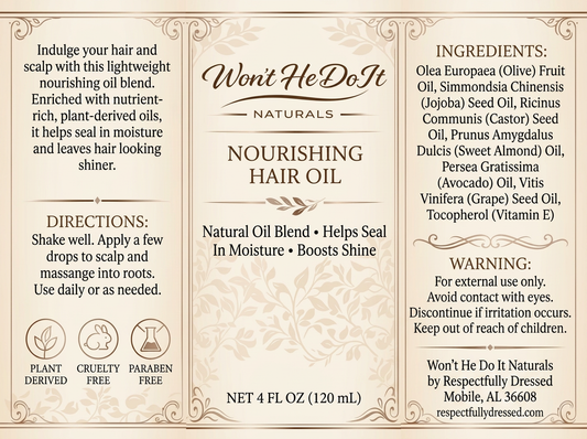 Won't He Do It Naturals Hair Oil